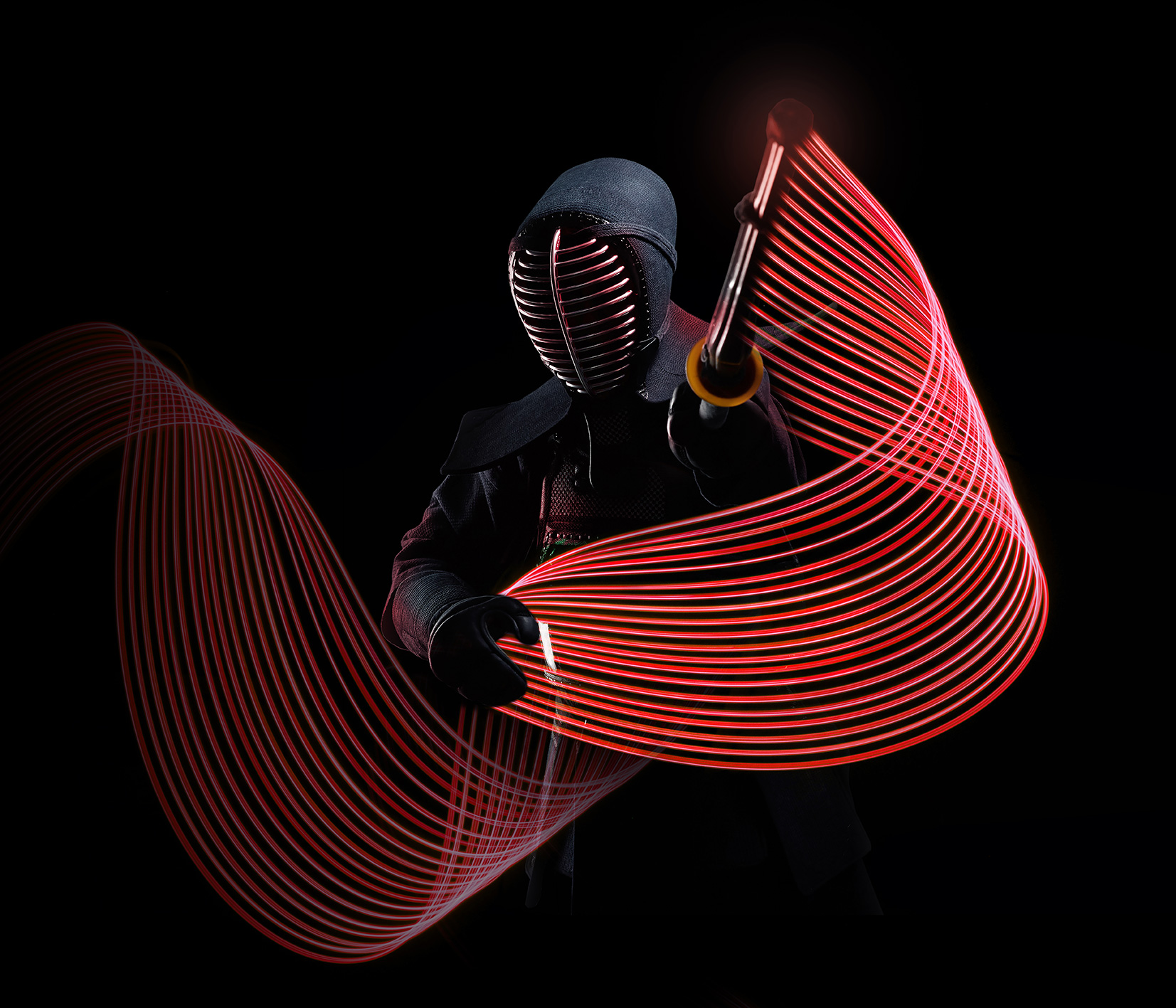 Image of a kenshi with his light sword