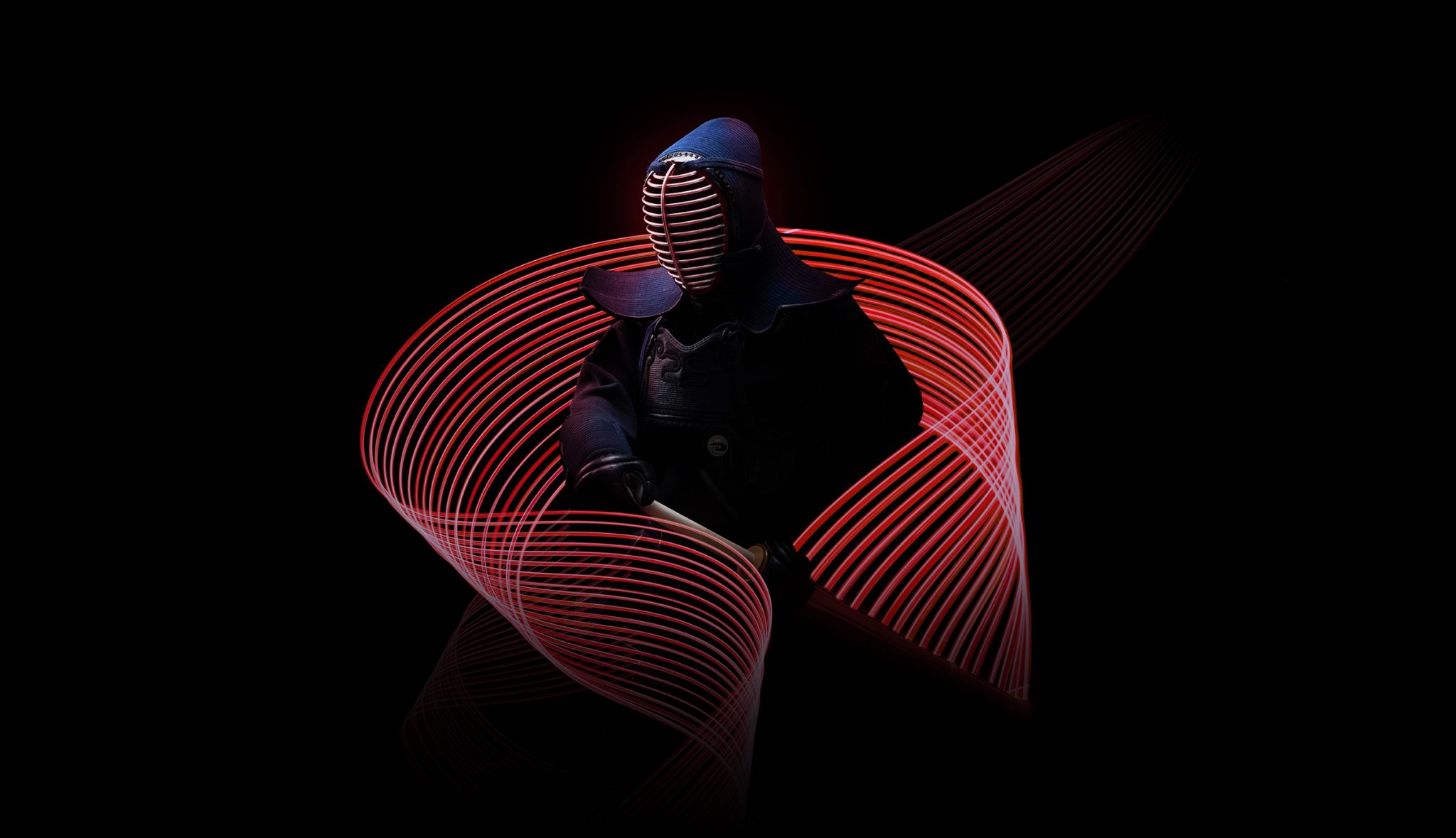 Image of a kenshi with his light sword