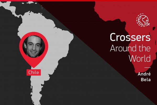 The testimony of this "Crossers around the world" is given by André Bela from Chile