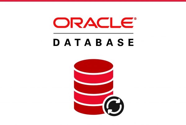 Imagem with Oracle logo and a database icon