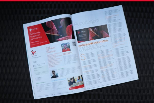 Image of an article about Crossjoin in "Directório Empresas" magazine