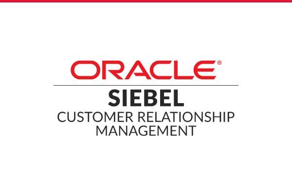 Image with text Oracle Siebel Customer Relationship Management