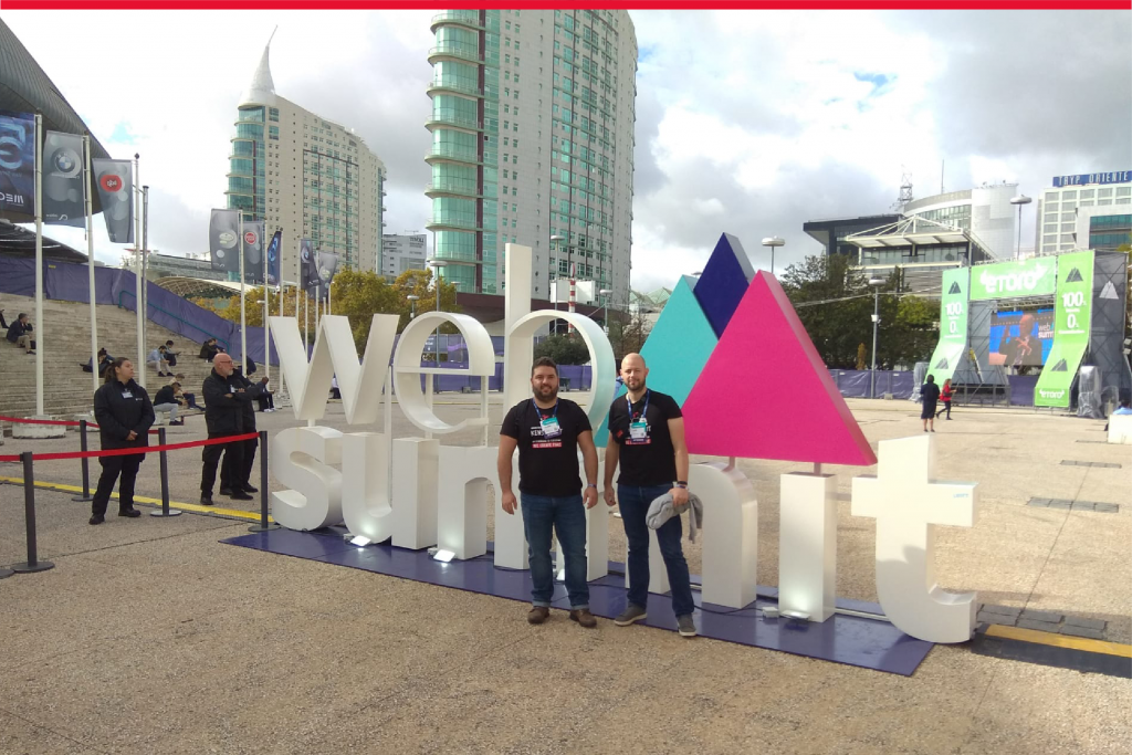 AMS Team representing Crossjoin at WebSummit 2019