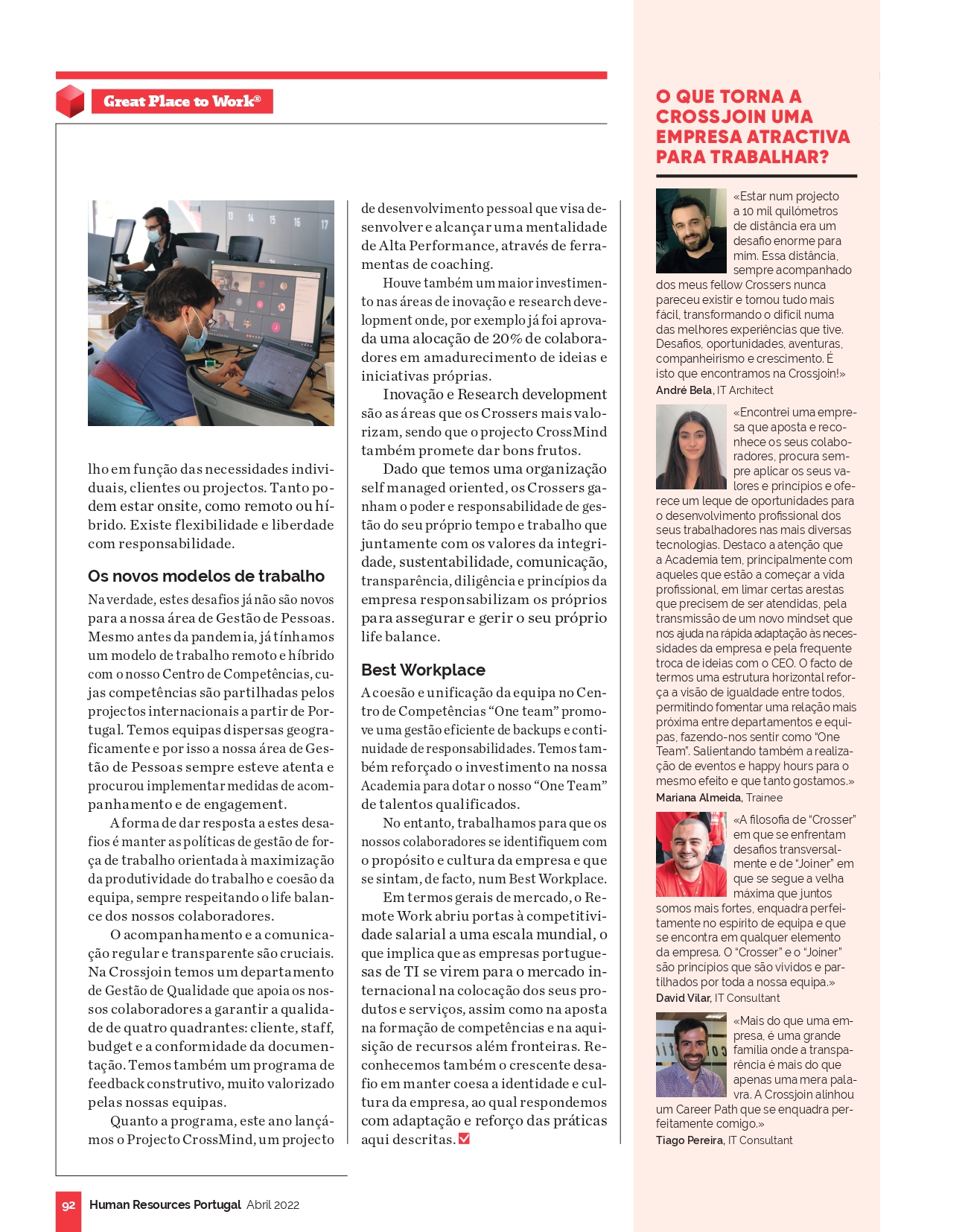 Página 3 da Revista Human Resources