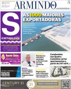 Capa de jornal o Setubalense 31 maio 2024